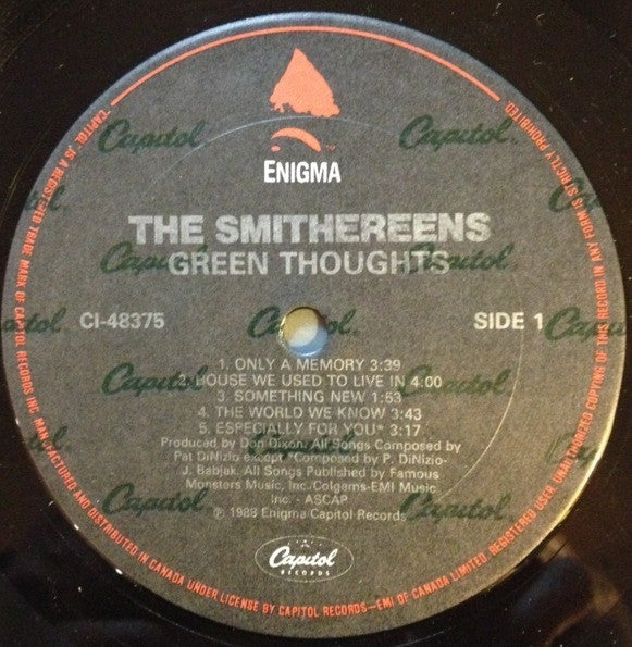 The Smithereens : Green Thoughts (LP, Album)