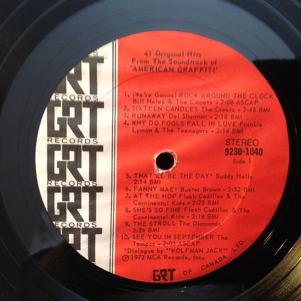 Various : 41 Original Hits From The Sound Track Of American Graffiti - Original Soundtrack (2xLP, Comp, Gat)