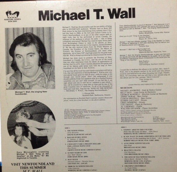 Michael T. Wall : King Of The Newfies (LP, Album)