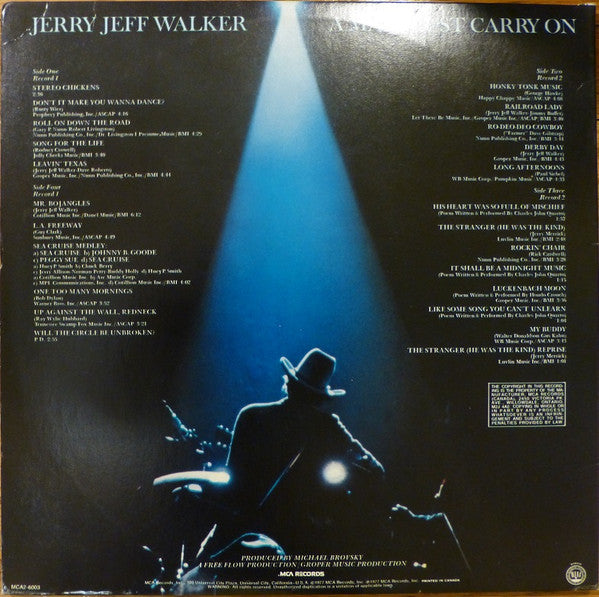 Jerry Jeff* : A Man Must Carry On (2xLP, Album)