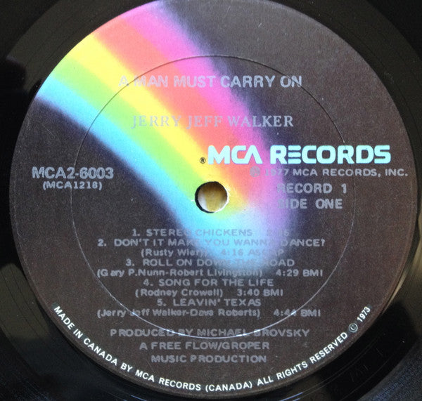 Jerry Jeff* : A Man Must Carry On (2xLP, Album)