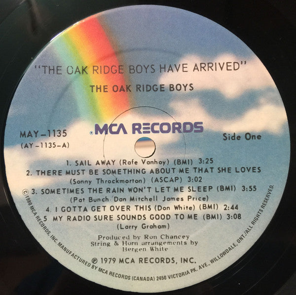 The Oak Ridge Boys : The Oak Ridge Boys Have Arrived (LP, Album)