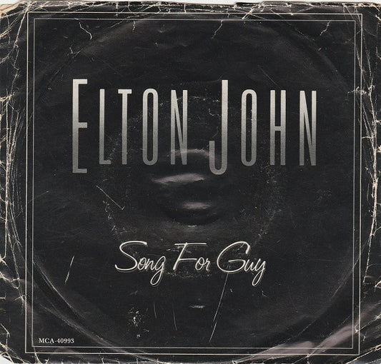 Elton John : Song For Guy (7", Single)