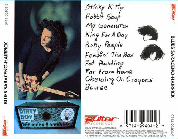 Blues Saraceno : Hairpick (CD, Album)
