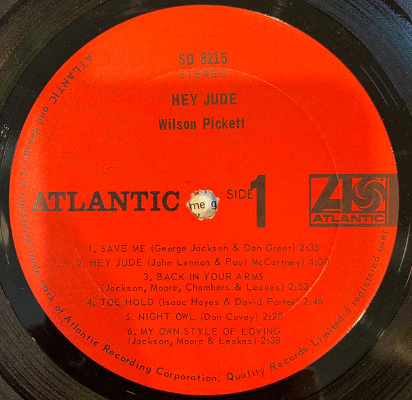 Wilson Pickett : Hey Jude (LP, Album)