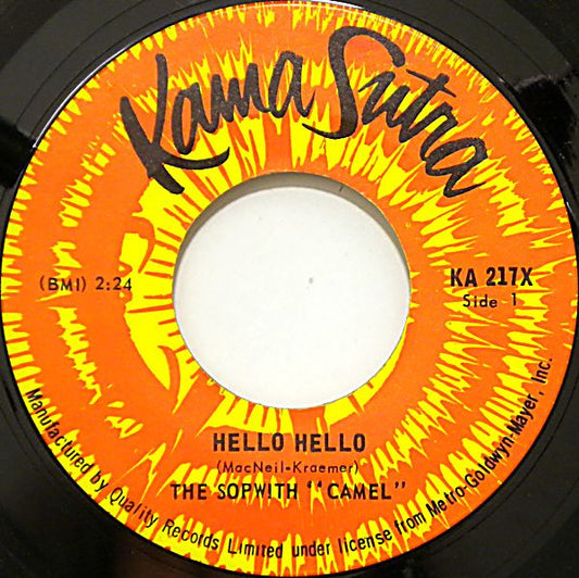 Sopwith Camel : Hello Hello (7", Single)