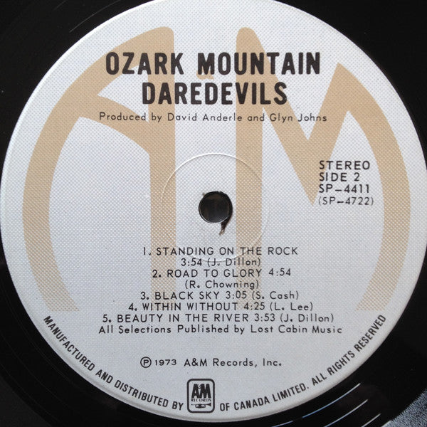 The Ozark Mountain Daredevils : The Ozark Mountain Daredevils (LP, Album, RP)