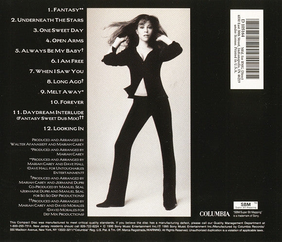 Mariah Carey : Daydream (CD, Album, Club)