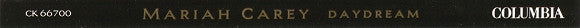 Mariah Carey : Daydream (CD, Album, Club)