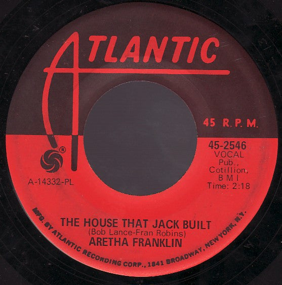 Aretha Franklin : The House That Jack Built (7", Single, PL )