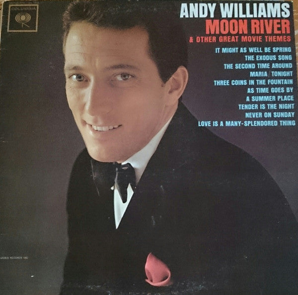 Andy Williams : Moon River And Other Great Movie Themes (LP, Album, Mono)