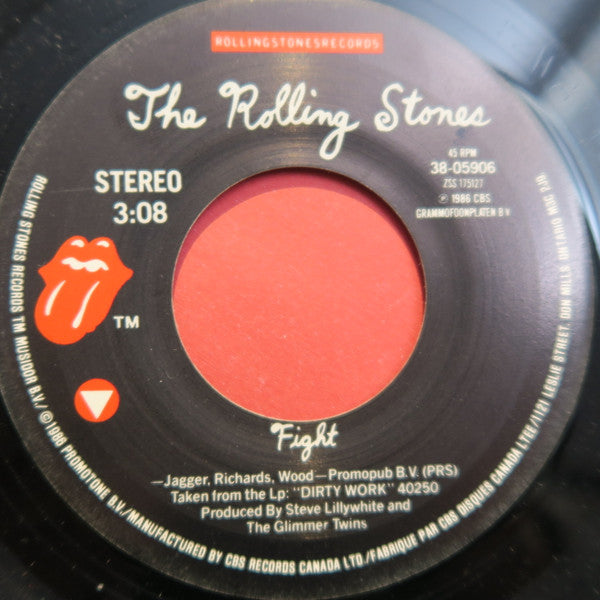 The Rolling Stones : One Hit (To The Body) (7", Single)