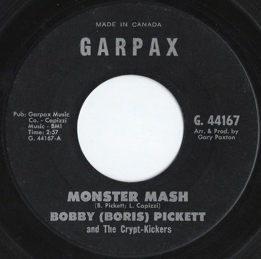 Bobby (Boris) Pickett And The Crypt-Kickers : Monster Mash (7", Single)