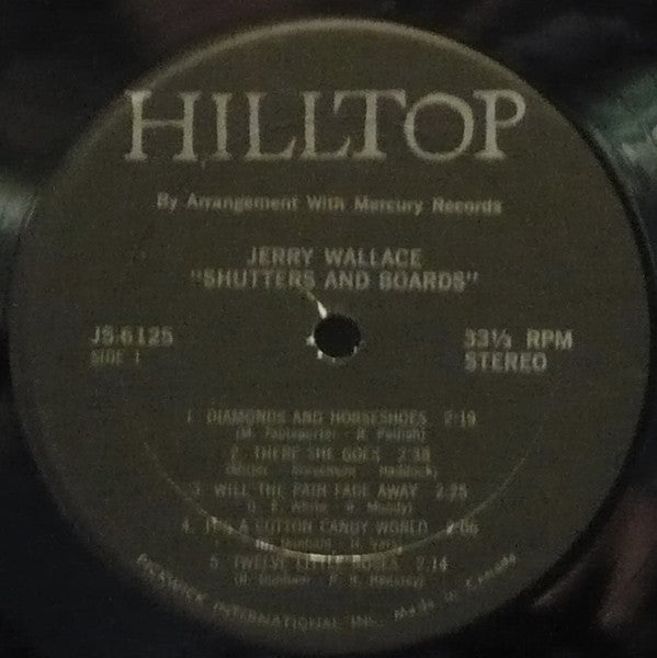 Jerry Wallace : Shutters And Boards (LP, Comp, RE)