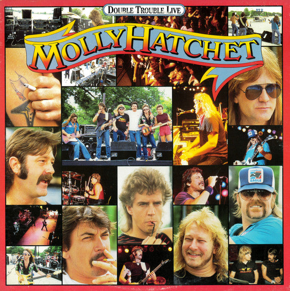 Molly Hatchet : Double Trouble Live (2xLP, Album, Gat)
