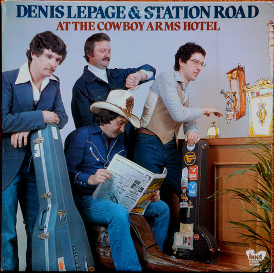 Denis LePage & Station Road : At The Cowboy Arms Hotel (LP, Album)