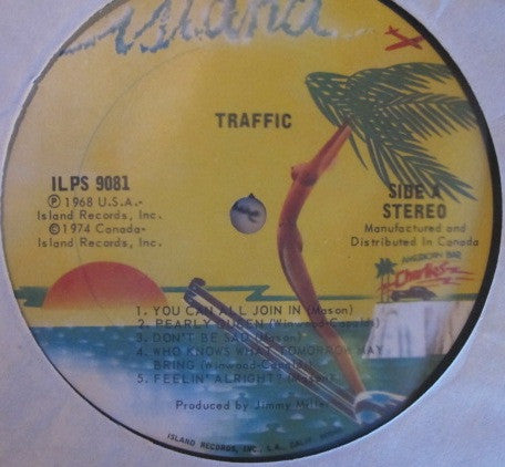 Traffic : Traffic (LP, Album, RE, Gat)