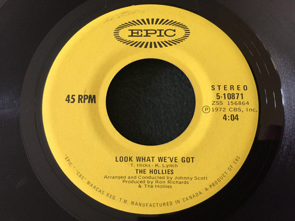The Hollies : Long Cool Woman (In A Black Dress) (7", Single)