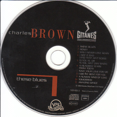 Charles Brown : These Blues  (CD, Album)