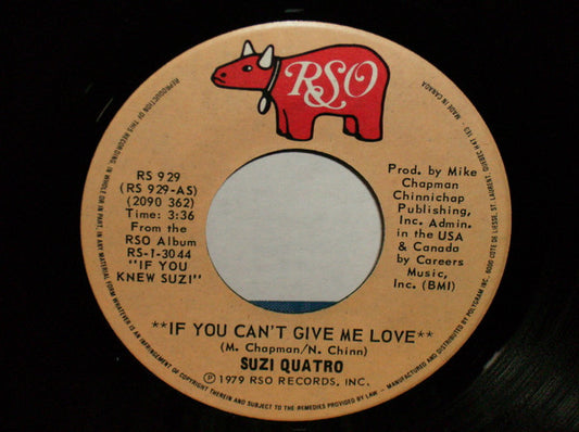 Suzi Quatro : If You Can't Give Me Love (7", Single)