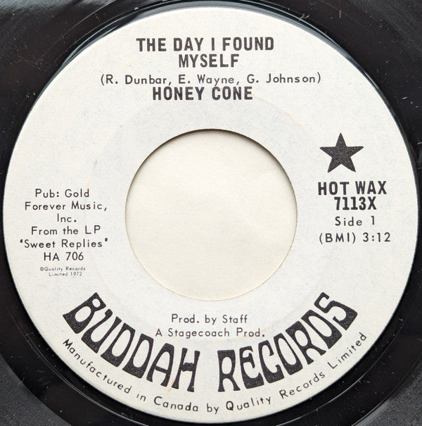 Honey Cone : The Day I Found Myself (7", Single)