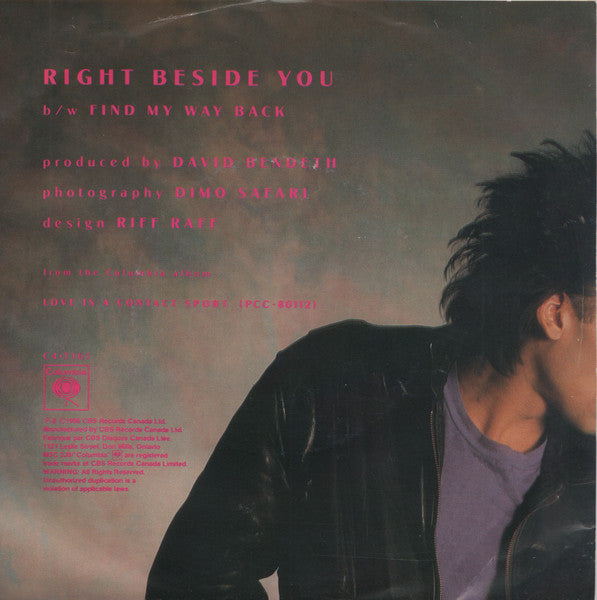 Billy Newton-Davis* : Right Beside You (7", Single)