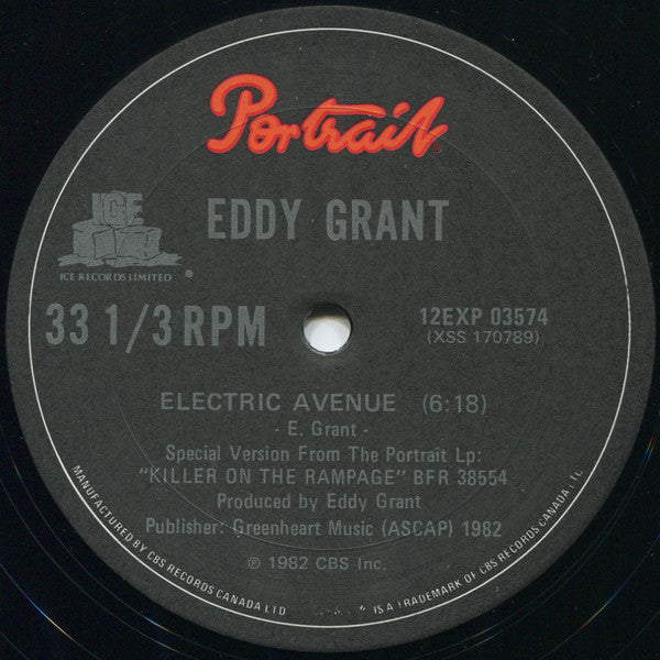 Eddy Grant : Electric Avenue / Time Warp (12", Single)