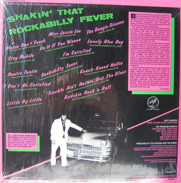 Billy Hancock & The Tennessee Rockets : Shakin' That Rockabilly Fever (LP)
