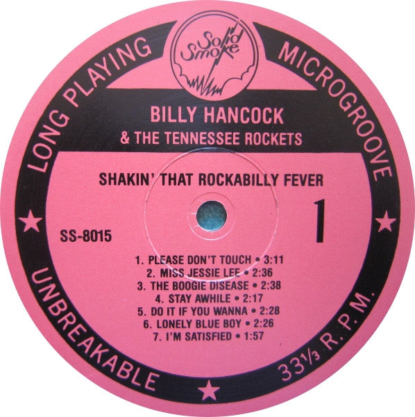 Billy Hancock & The Tennessee Rockets : Shakin' That Rockabilly Fever (LP)