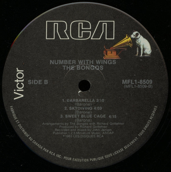 The Bongos : Numbers With Wings (LP, MiniAlbum)