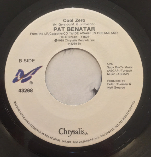 Pat Benatar : All Fired Up (7", Single)