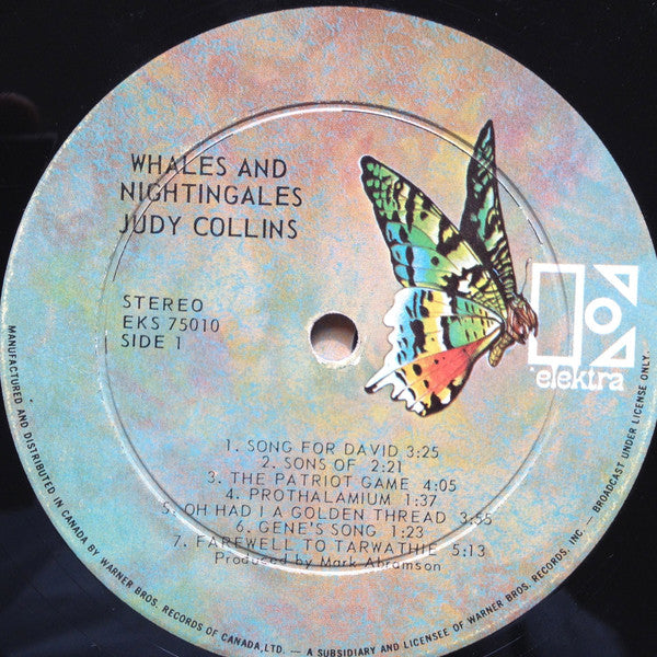 Judy Collins : Whales And Nightingales (LP, Album)