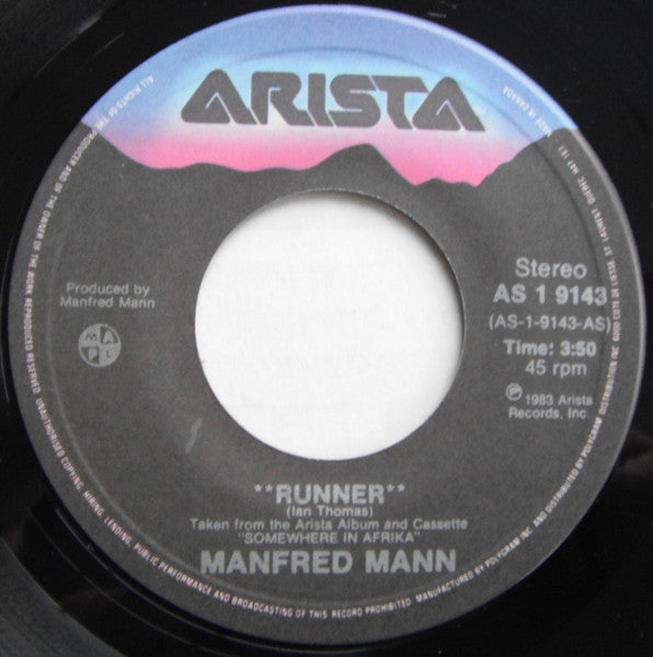 Manfred Mann* : Runner (7", Single)