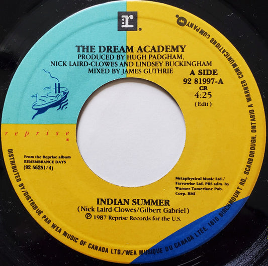 The Dream Academy : Indian Summer (7")