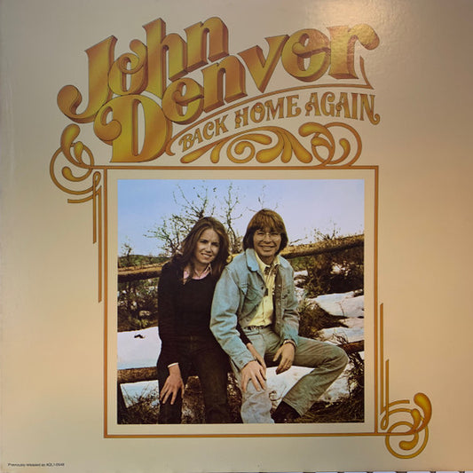 John Denver : Back Home Again (LP, Album, RE)