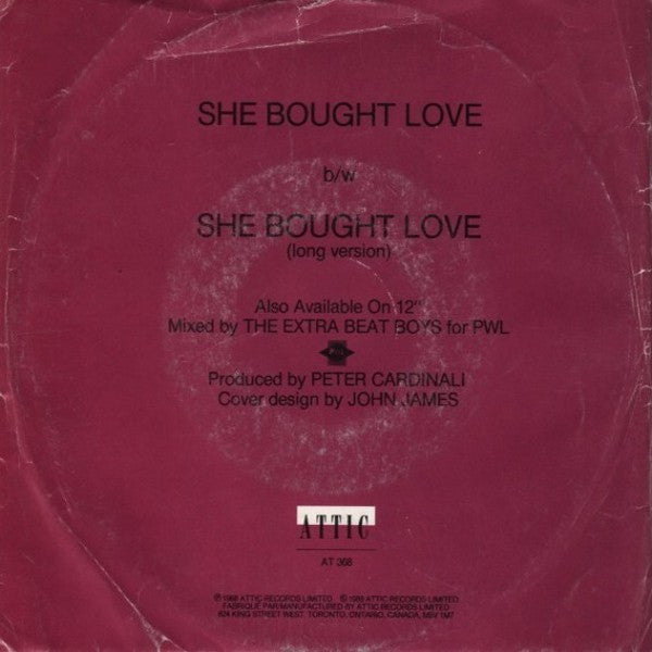 John James : She Bought Love (7")