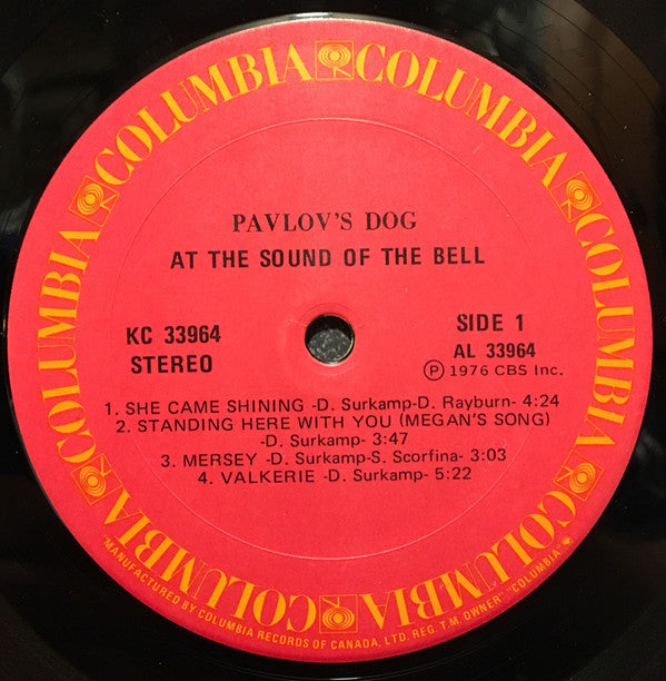 Pavlov's Dog : At The Sound Of The Bell (LP, Album)