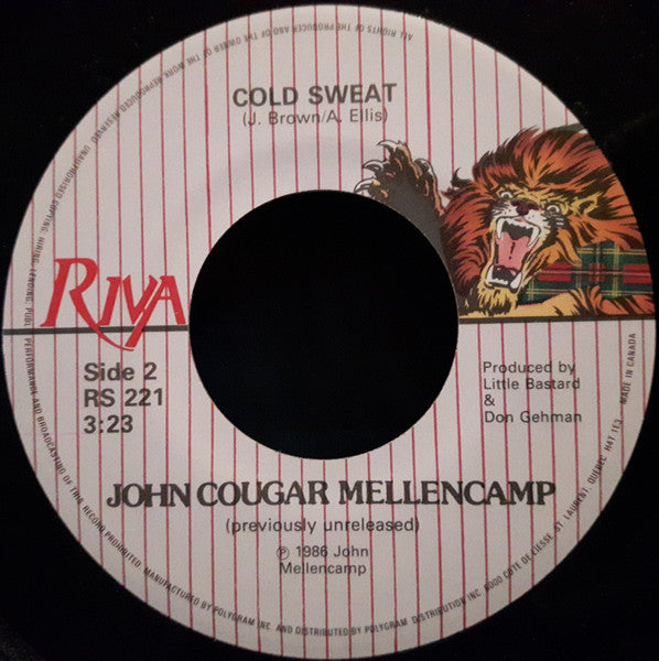 John Cougar Mellencamp : Rumbleseat (7", Single)