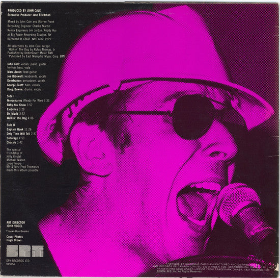 John Cale : Sabotage / Live (LP, Album)