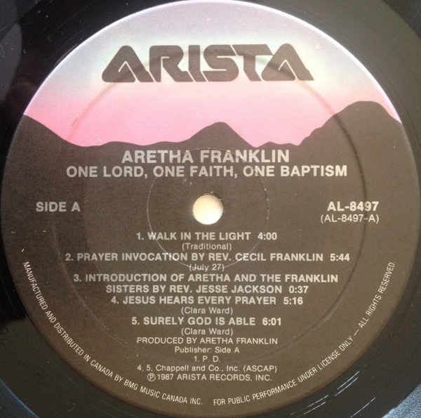 Aretha Franklin : One Lord, One Faith, One Baptism (2xLP, Album)
