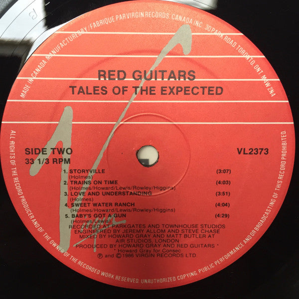 Red Guitars : Tales Of The Expected (LP, Album)