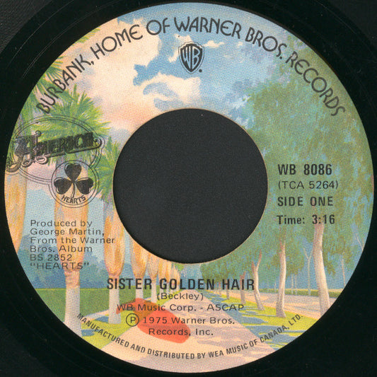 America (2) : Sister Golden Hair (7", Single)