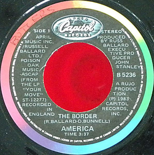 America (2) : The Border (7", Single)