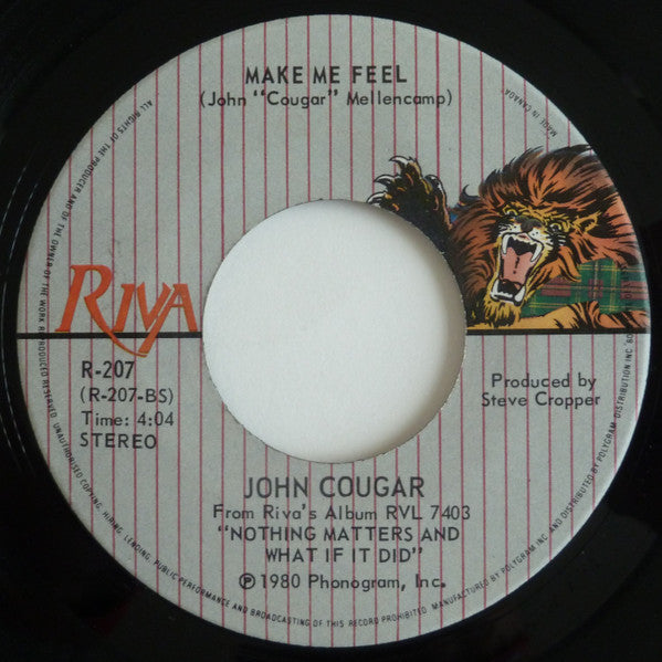 John Cougar* : Ain't Even Done With The Night (7", Single)