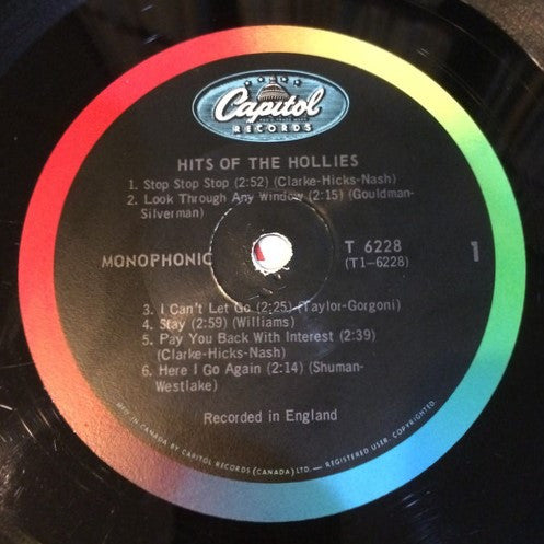 The Hollies : The Hits Of The Hollies (LP, Comp, Mono)