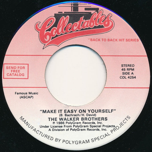 The Walker Brothers / Lou Christie : Make It Easy On Yourself / Rhapsody In The Rain (7")