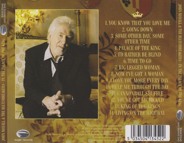 John Mayall & The Bluesbreakers : In The Palace Of The King (CD, Album)