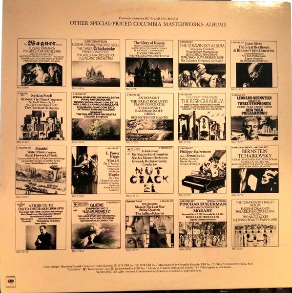 Leonard Bernstein, New York Philharmonic / George Szell, The Cleveland Orchestra : The Rossini Overture Album (2xLP, Album, Comp)