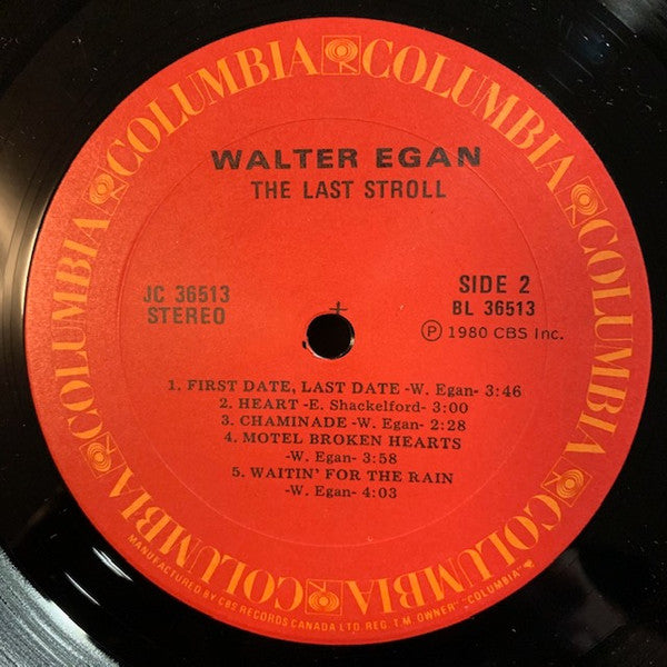 Walter Egan : The Last Stroll (LP)