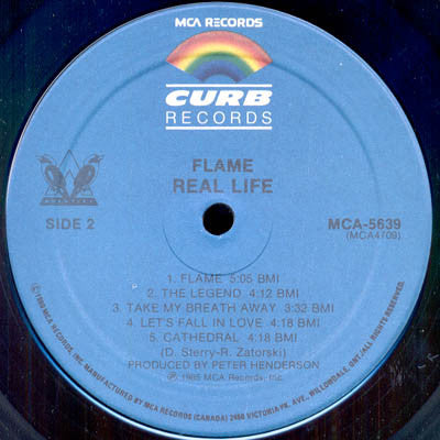 Real Life : Flame (LP, Album)